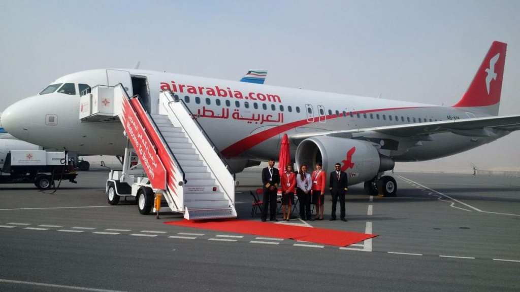 Посадка на літак компанії Air Arabia