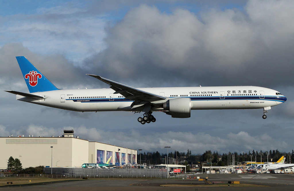 Посадка літака компанії China Southern Airlines