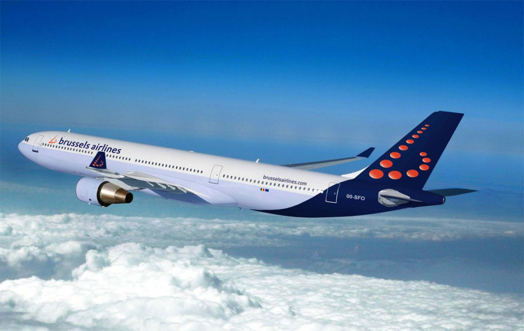 Літак компанії Brussels Airlines